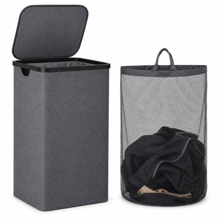 Multifunctional storage box with removable lid and carrying handles