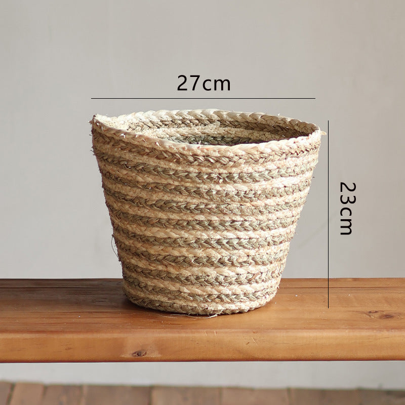 Handwoven storage basket