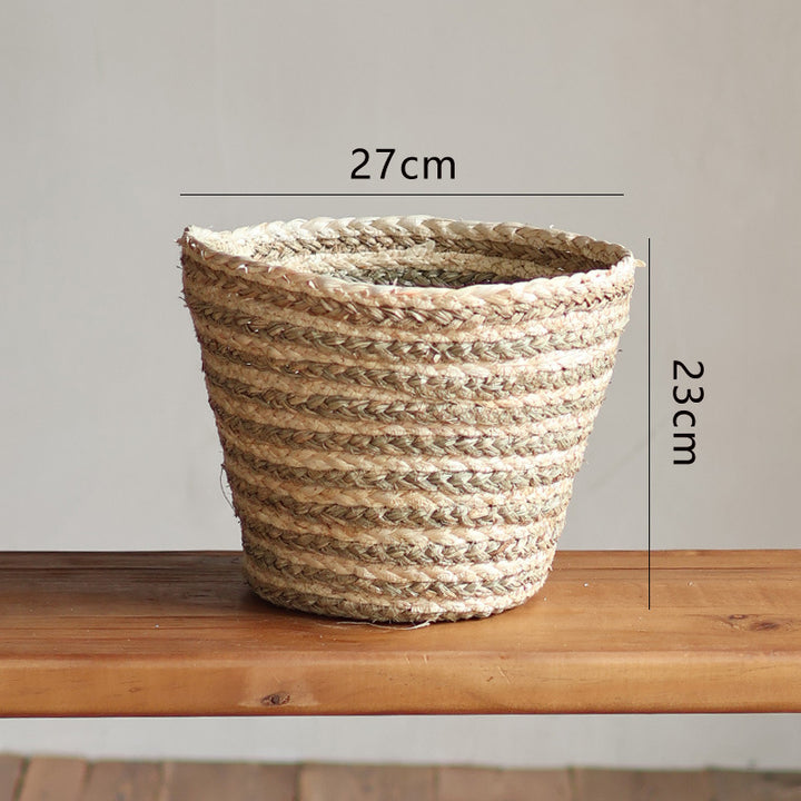 Handwoven storage basket