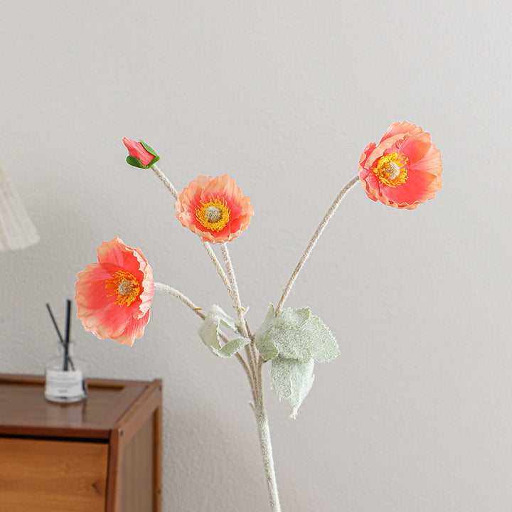 Decorative Art Poppy Bouquet