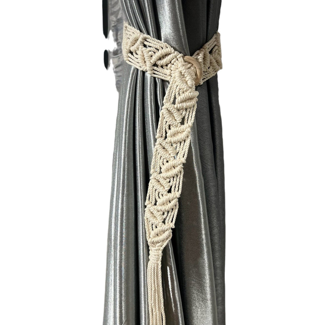 Macrame Curtain Tieback