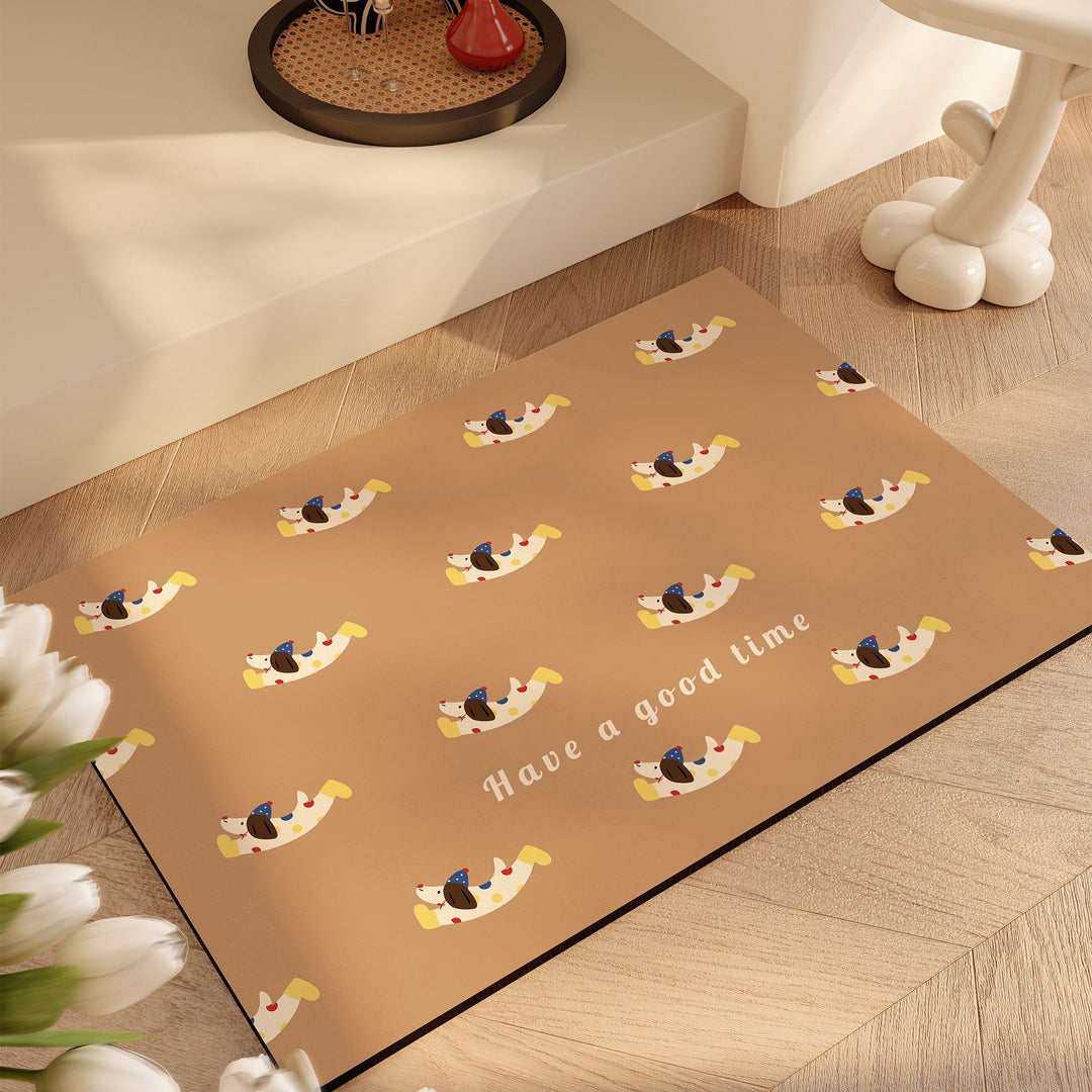Cute Cartoon Animal Bath Mat