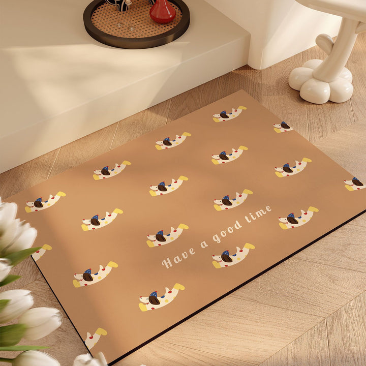 Cute Cartoon Animal Bath Mat