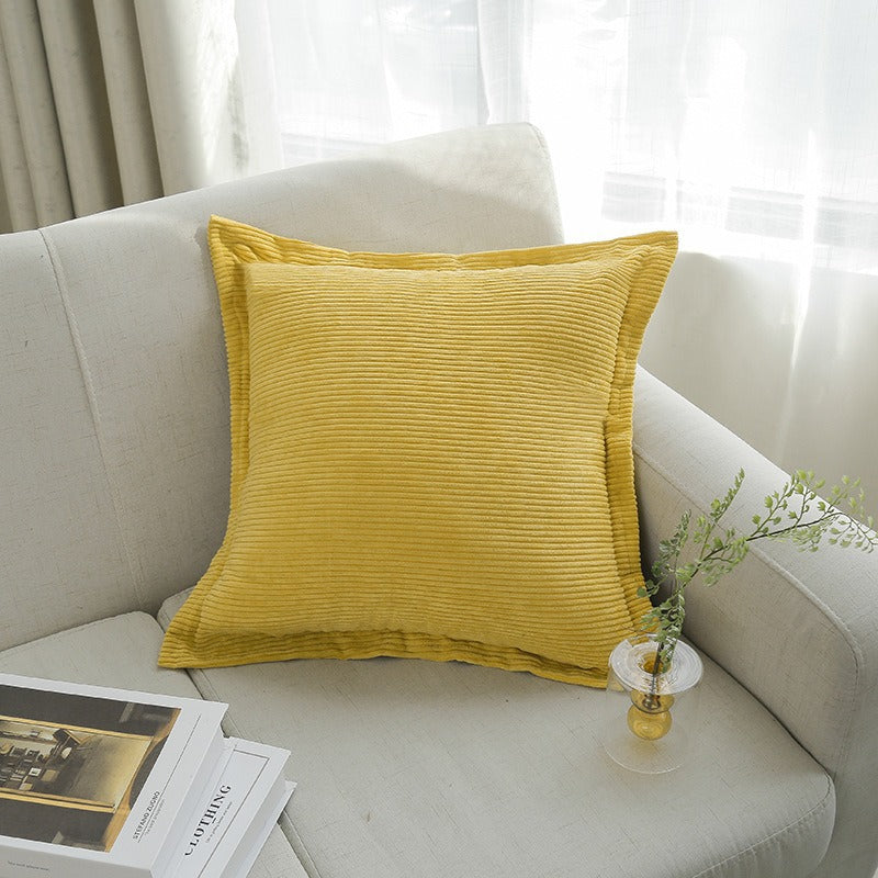 Textured Corduroy Throw Pillow