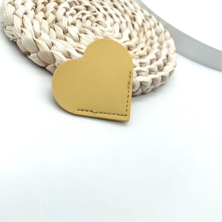 Heart-Shaped Leather Accessory