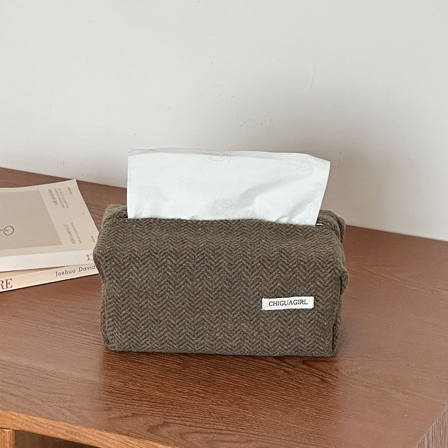 Cozy Fabric Tissue Box Cover