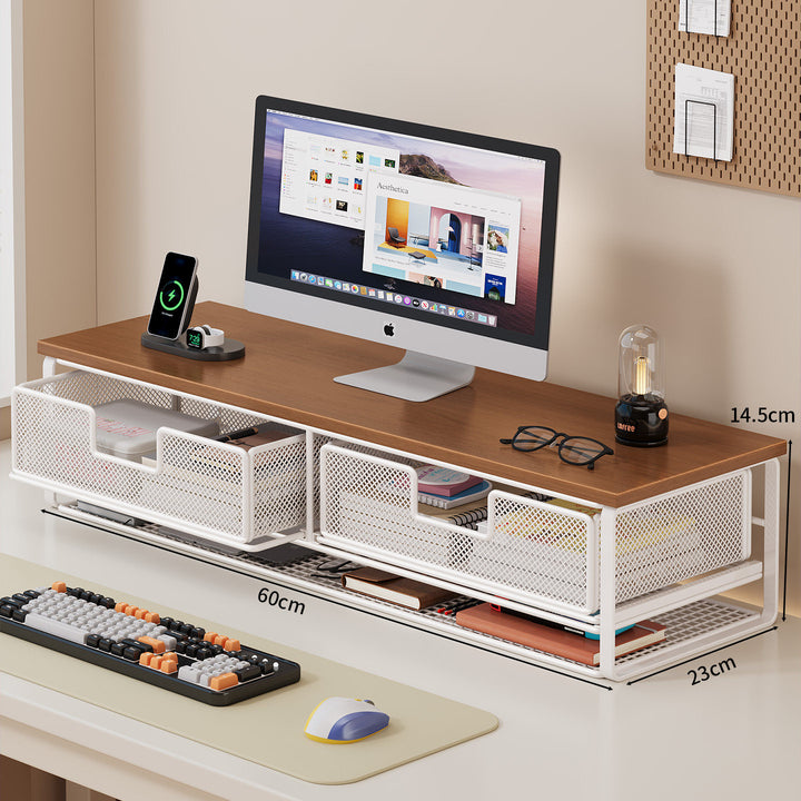 Multi-Functional Wire Mesh Desktop Organizer