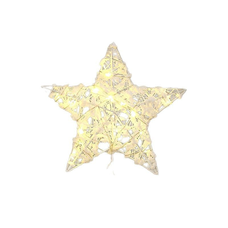 Christmas tree topper with LED lighting