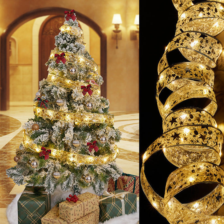 LED Decorative Ribbon with Festive Design