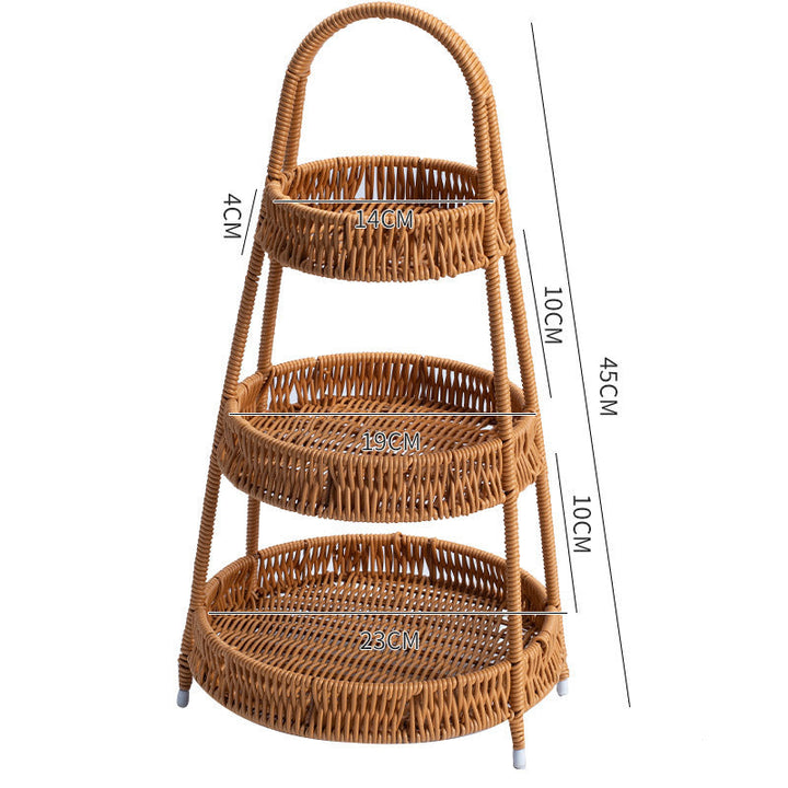 Handcrafted Wicker Storage Basket