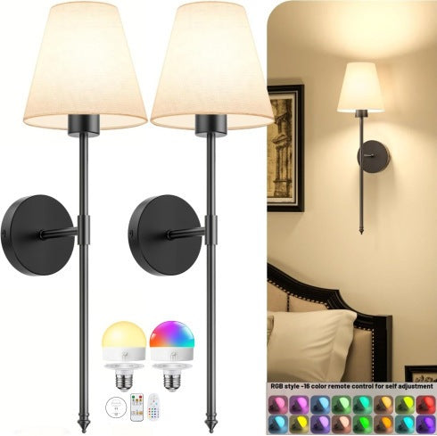 Decorative Pleated Shade Wall Lamp
