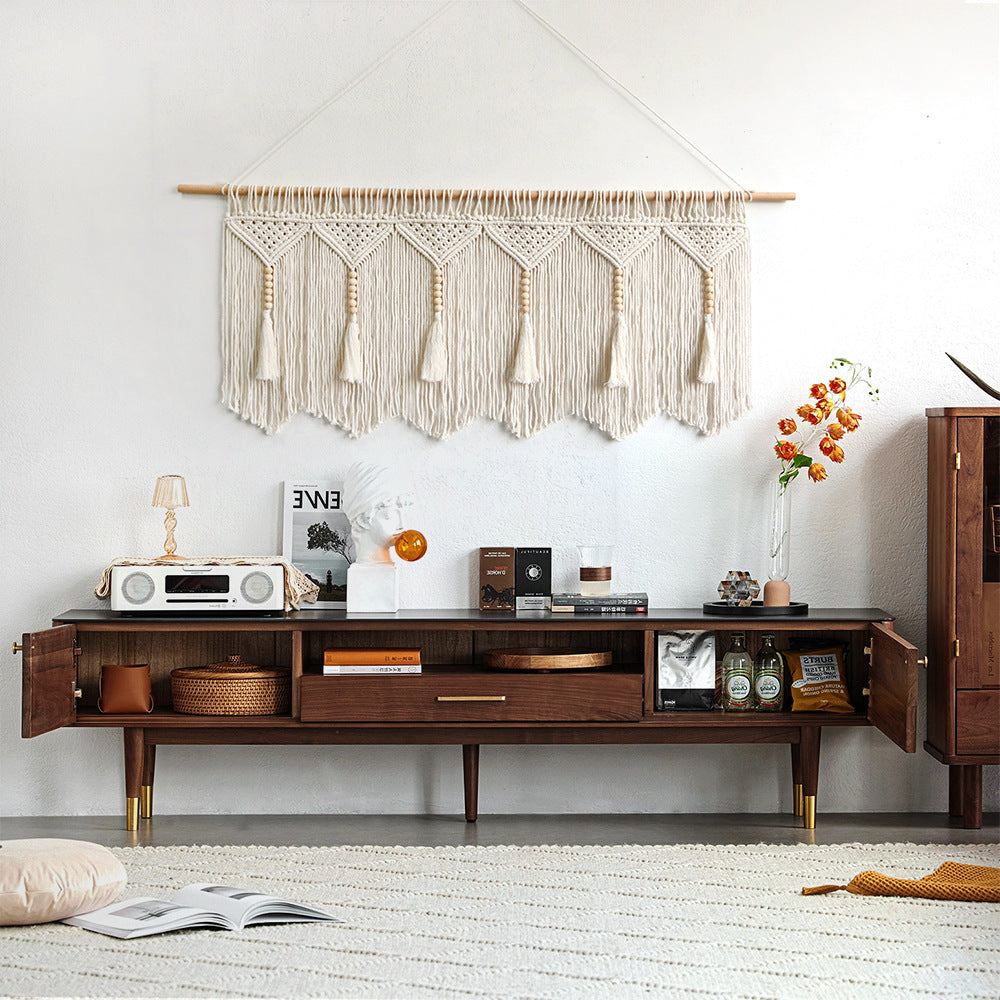 Macrame Wall Hanging with Elegant Fringes