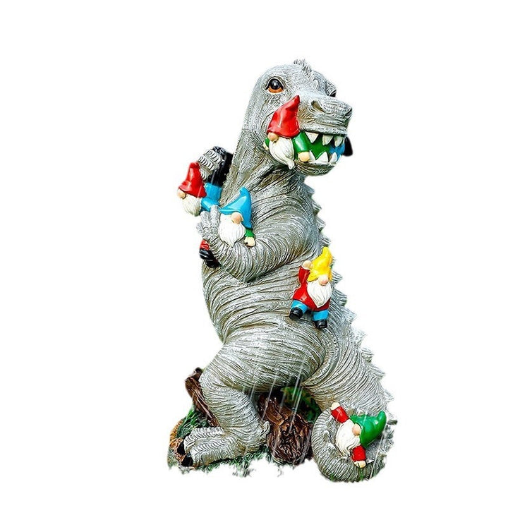 Whimsical Dinosaur Garden Figurine