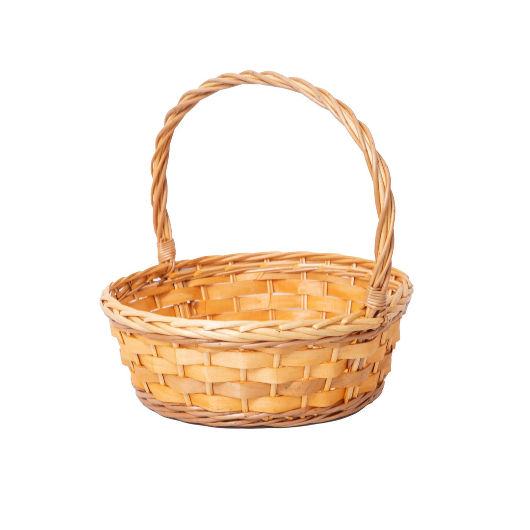 Handmade basket with sturdy handle
