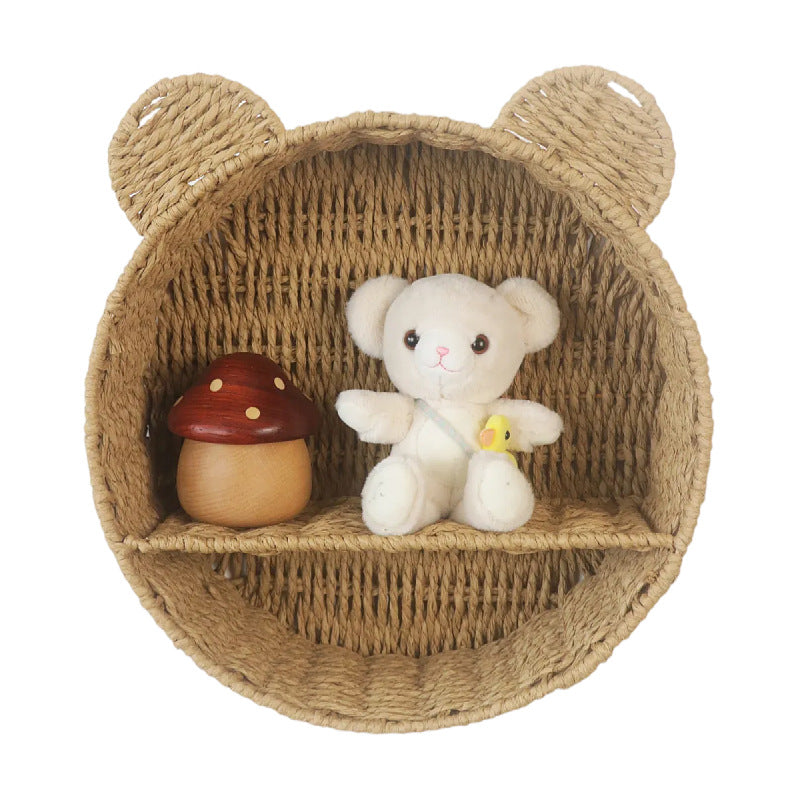 Creative wall shelf in bear design