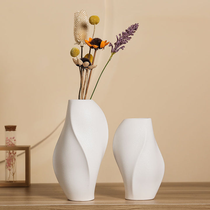 Elegant and contemporary ceramic vase