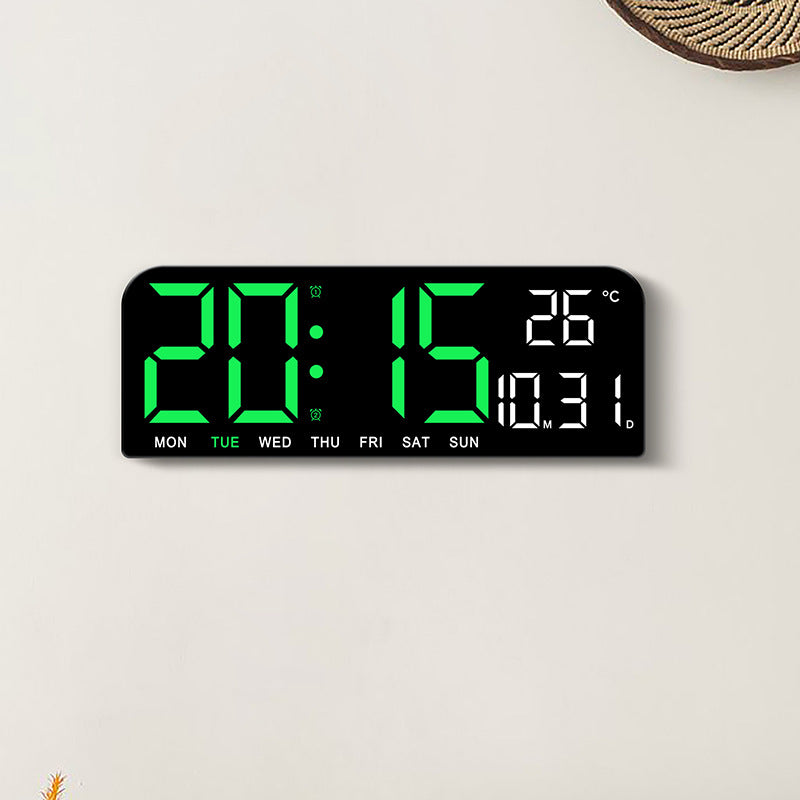 Digital Multi-Function Alarm Clock with Temperature and Date Setting