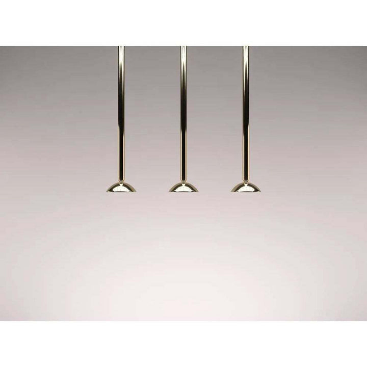 Contemporary metal pendant light