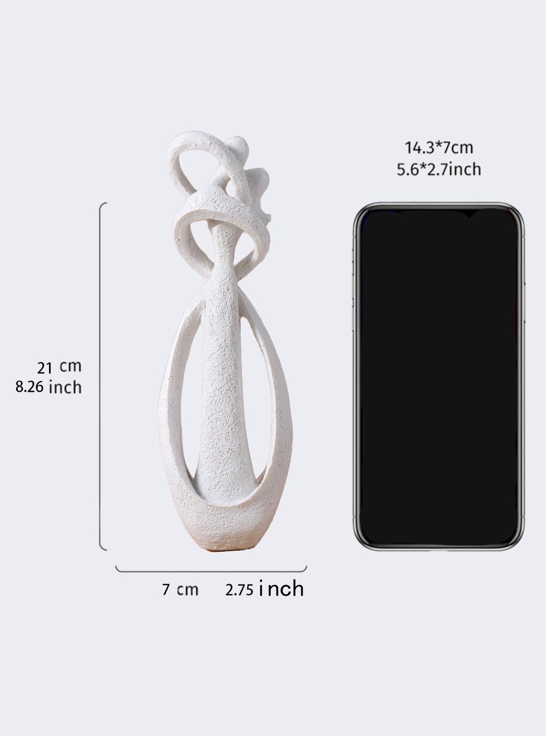 Abstract Love Embrace Figurine