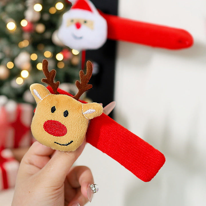 Door handle decoration with Santa Claus