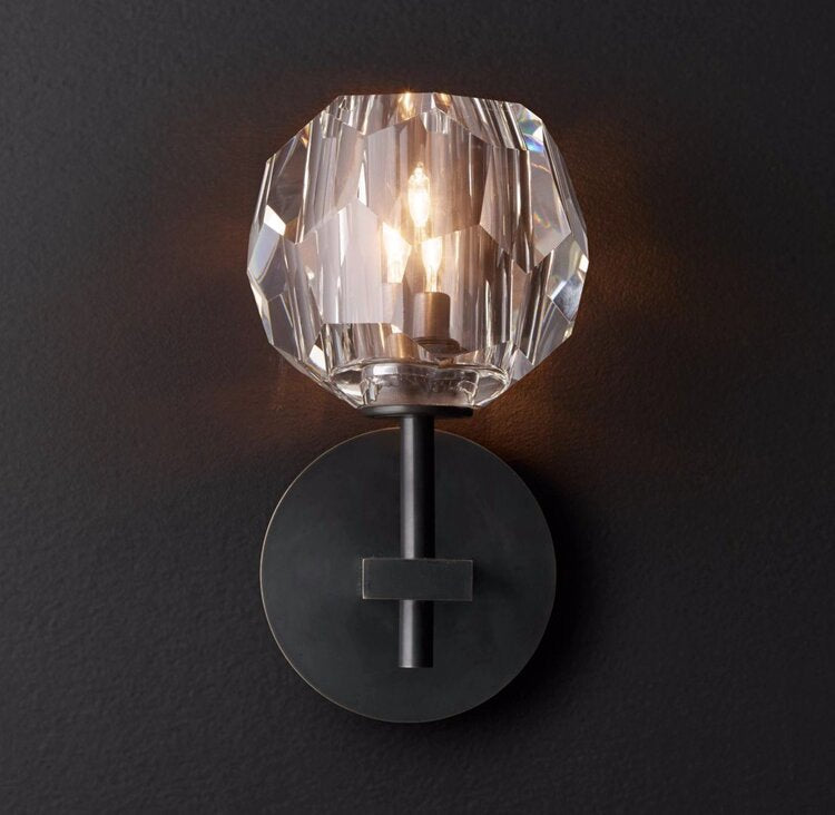 Elegant Crystal Wall Light