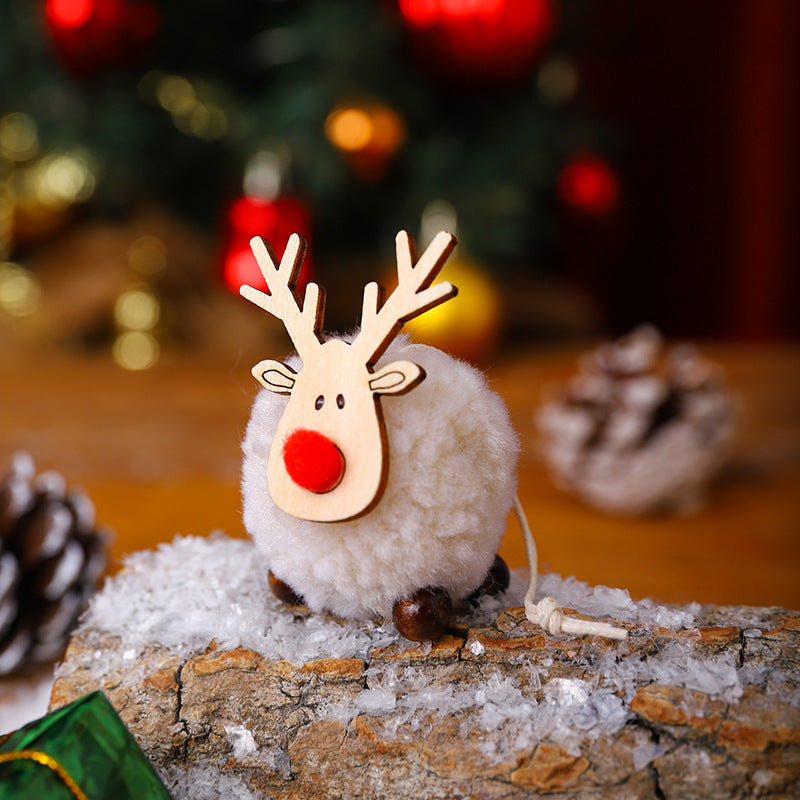 Festive Reindeer Decoration Figure
