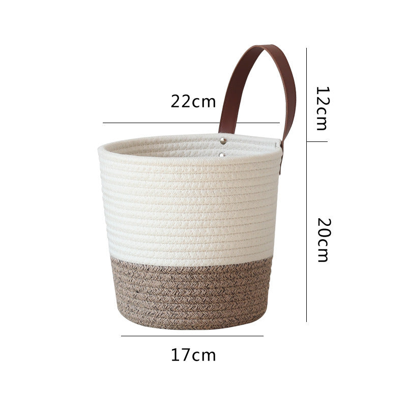 Handcrafted storage basket