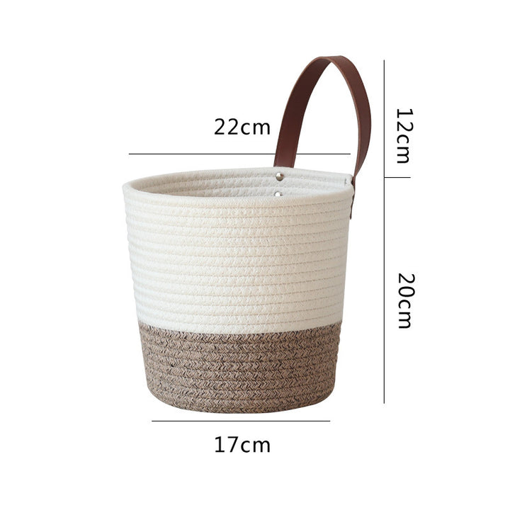 Handcrafted storage basket
