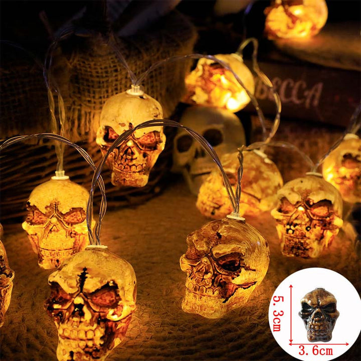 Decorative Halloween LED Pumpkin Ghost Bat String Lights