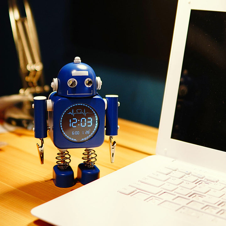 Digital Robot Alarm Clock