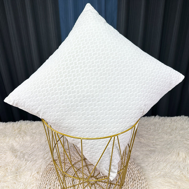 Textured Honeycomb Decorative Pillow