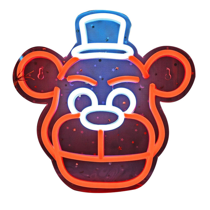 Cute Cartoon Mushroom Neon LED Wall Light with Acrylic Back