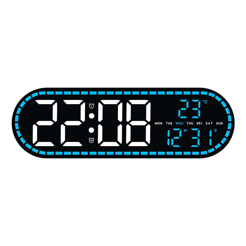 Digital multifunctional watch with large display