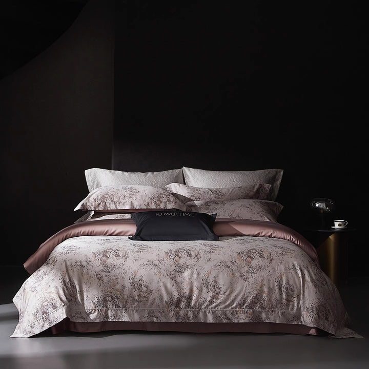Decorative Elegant Floral Print Luxury Bedding Set Avarnia