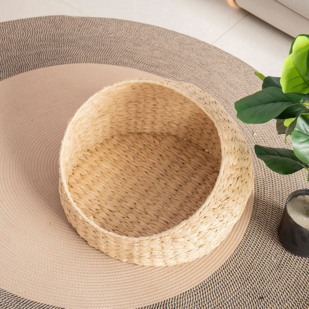 Vintage Style Woven Bike Basket