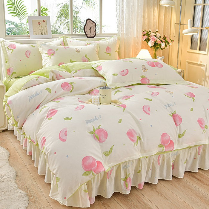 Floral Design Comforter Set