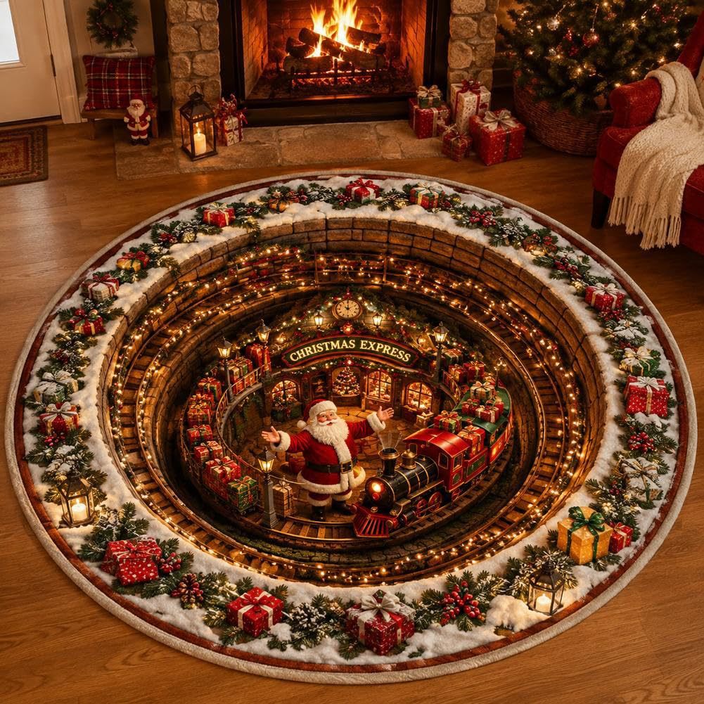 3D Eye-Themed Area Rug for Home Decor