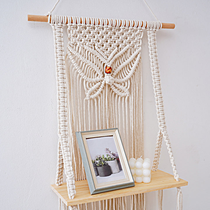 Decorative Macramé Swing Shelf