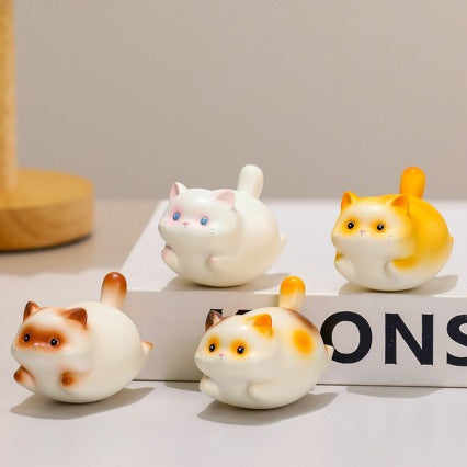 Funny Cat Decorative Figure