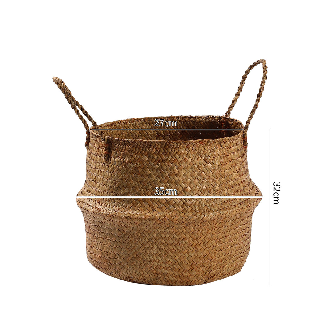 Handcrafted Woven Storage Bucket