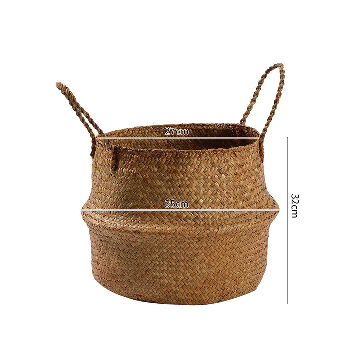 Handcrafted Woven Storage Bucket