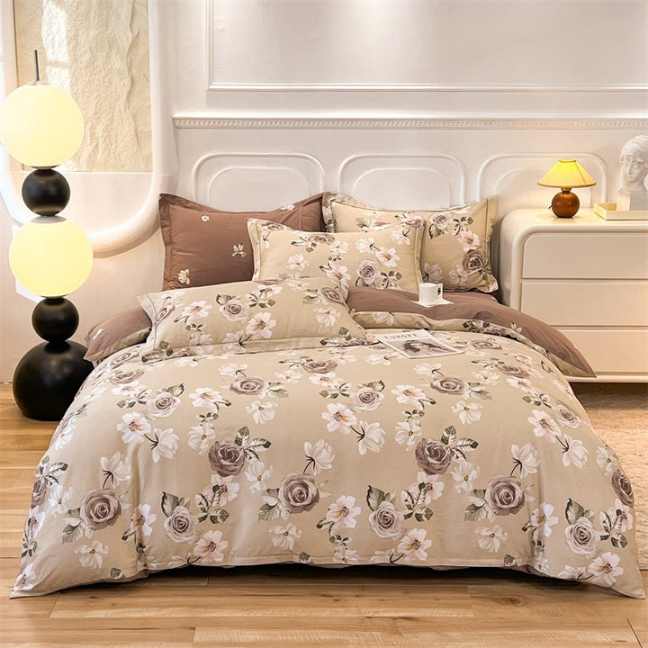 Floral Pattern Duvet Cover Set