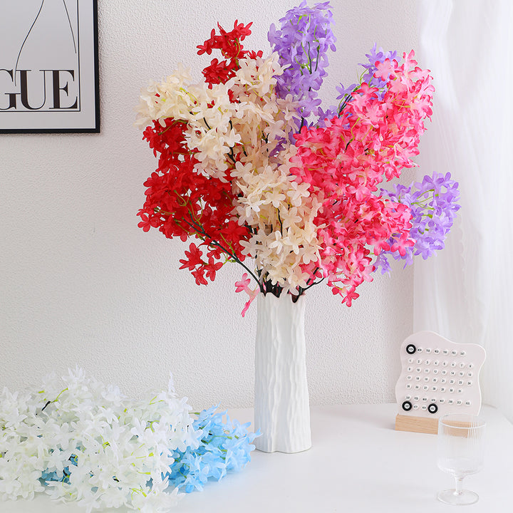 Artificial flower branch with delicate details