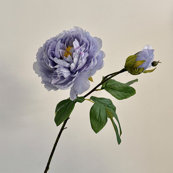 Lifelike Peony Flower Stem
