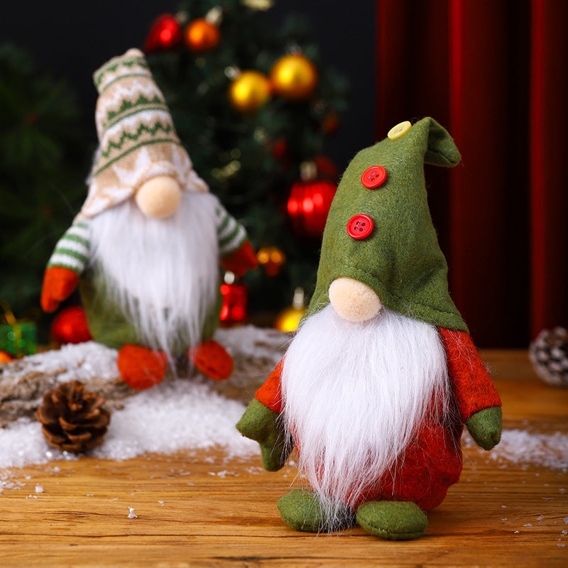 Decorative Christmas gnome figure