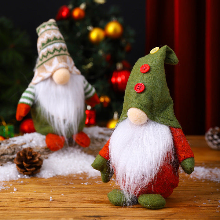 Decorative Christmas gnome figure