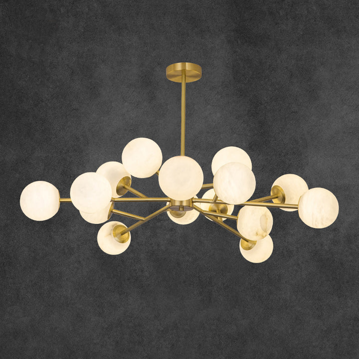 Modern sculptural pendant lamp