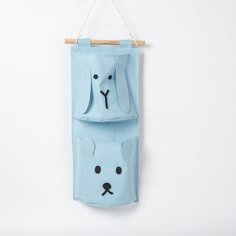 Wall-mounted storage bag