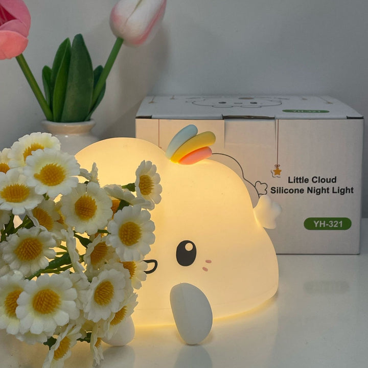 Silicone Sweet Cloud Night Light Table Lamp