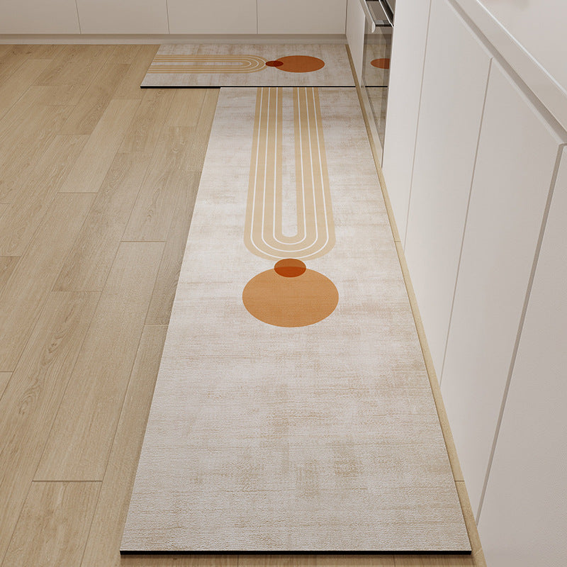 Abstract Pattern Kitchen Runner Mat